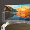 Mini Proyector 4K Ultra HD + Barra de Sonido Bluetooth