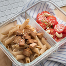 GlassAruba™ – Kit con 15 Potes Herméticos de Vidrio + 10 Vasos de Vidrio Aruba